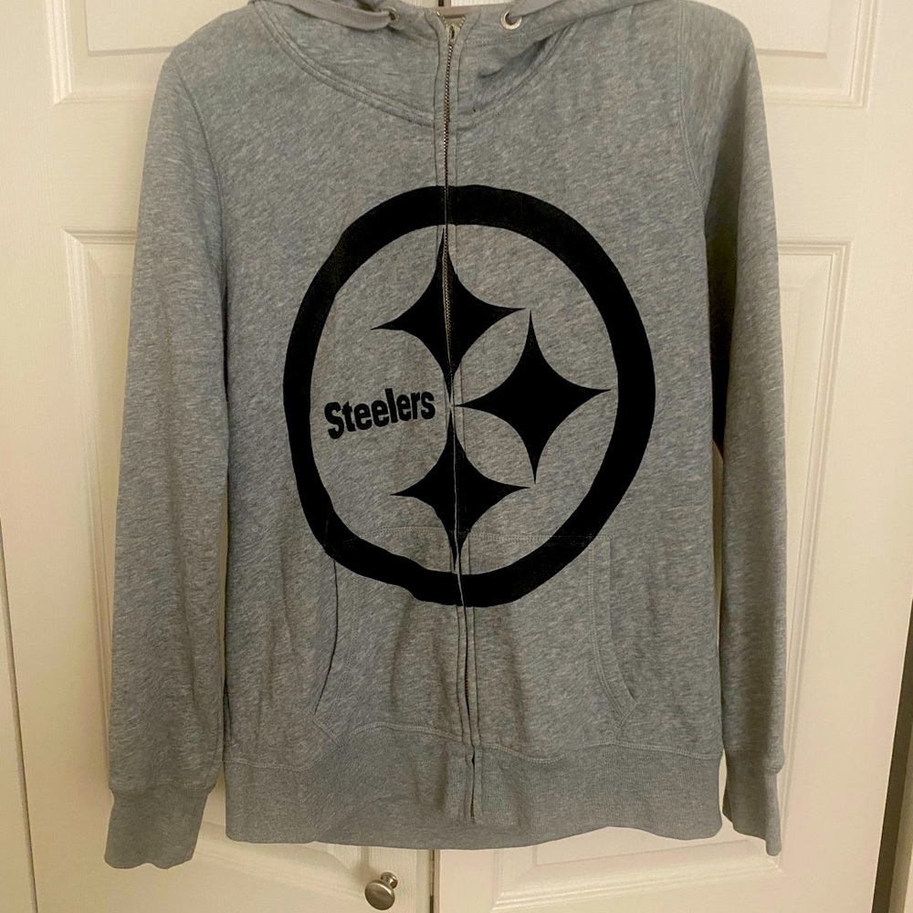 PINK Victoria’s Secret Pittsburgh Steelers zip up.